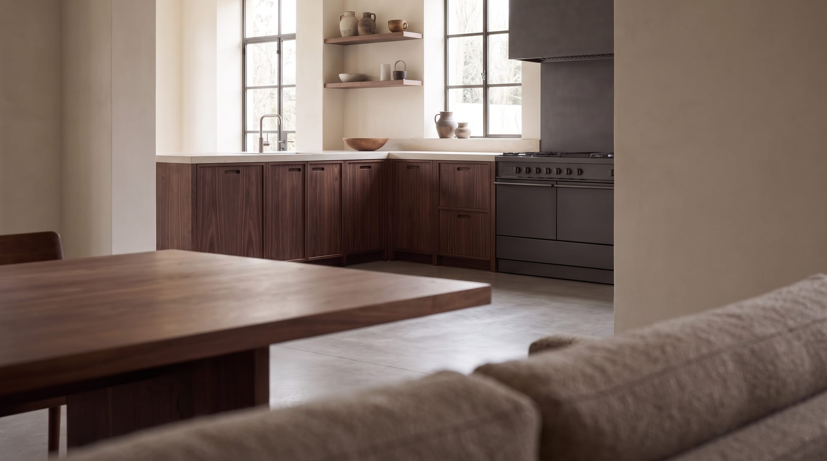 Walnut Studio Kitchen: from dining